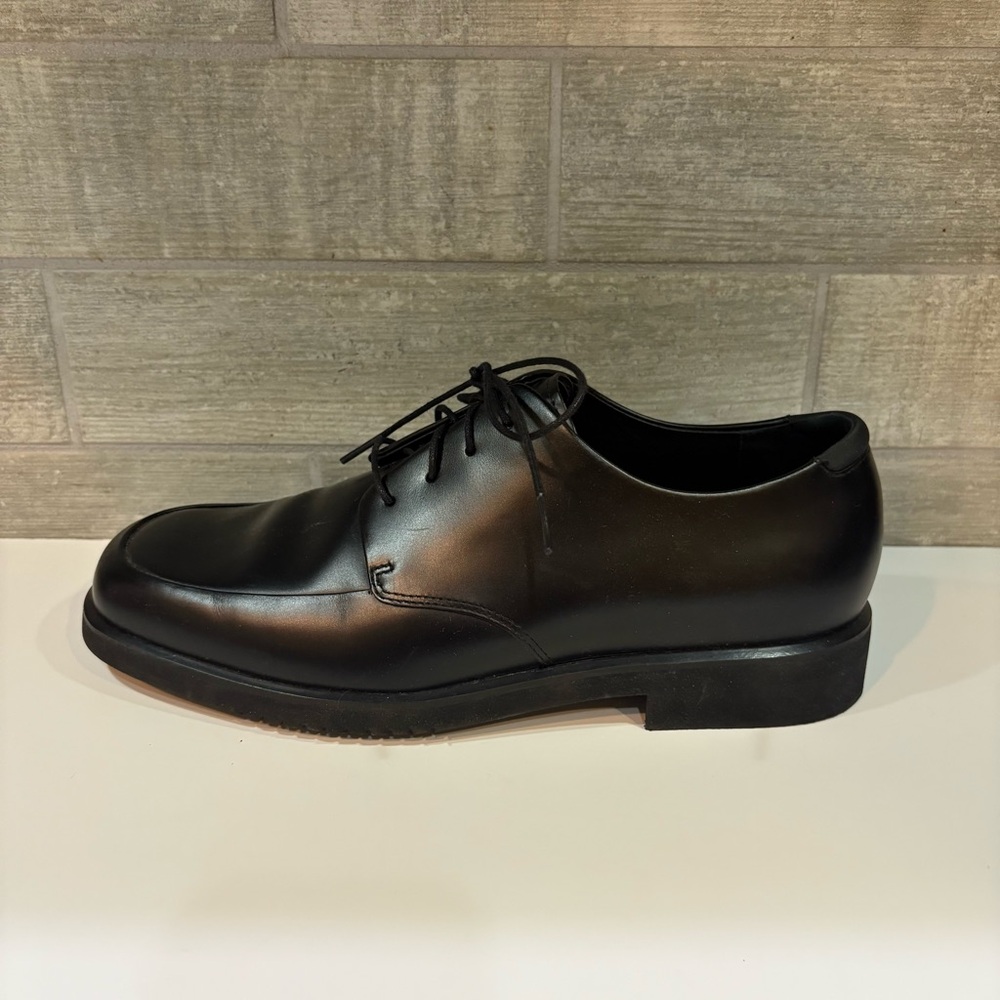 Rockport Black Leather Oxfords Size 9.5 - Picture 6 of 10